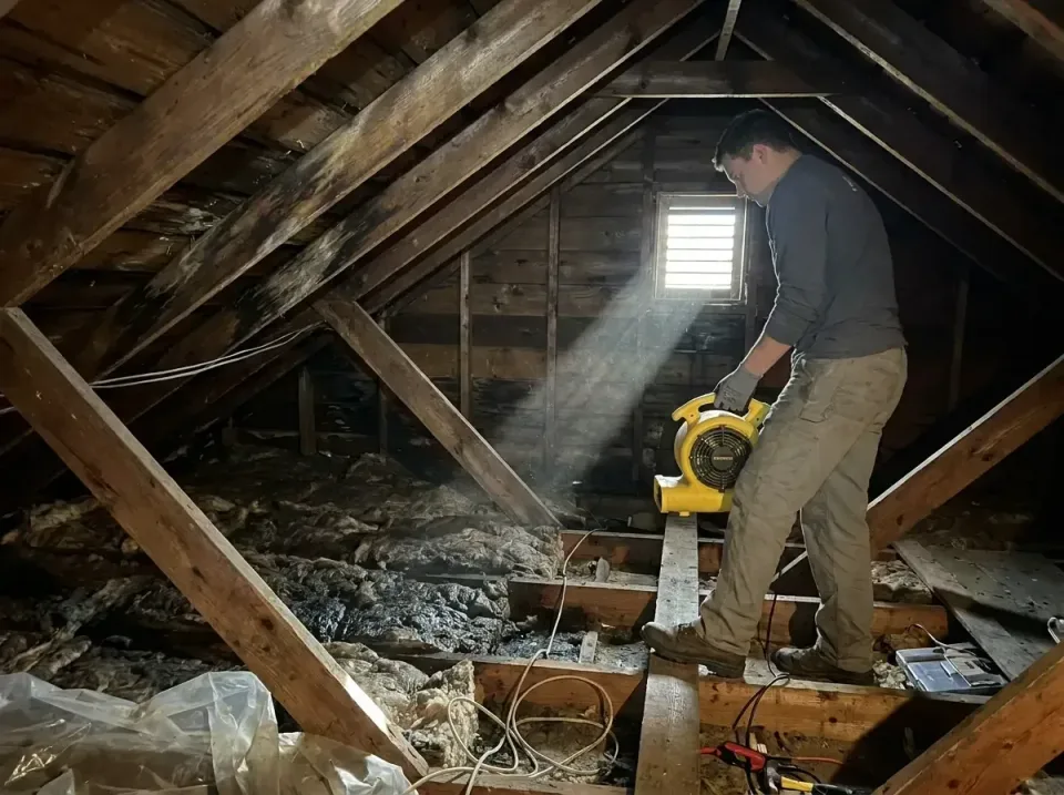 attic-water-damage-drying-proc-007 — frequently asked questions, Emergency Water Extraction & 24/7 Flood Response in Chesape…